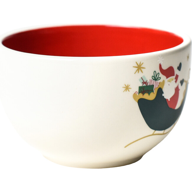 Vintage Christmas Village Bowl - Accents - 4