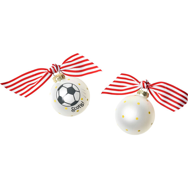 Soccer Glass Ornament - Ornaments - 1