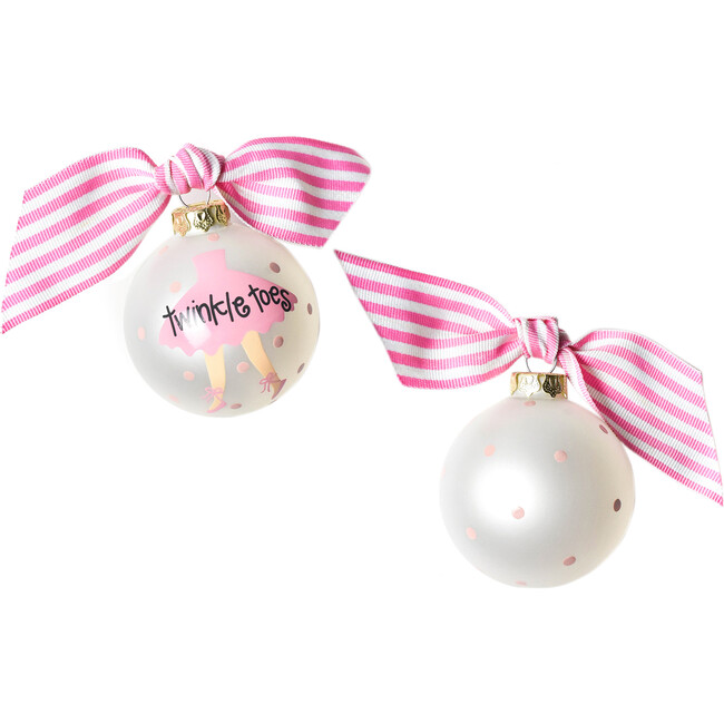 Twinkle Toes Ballet Glass Ornament