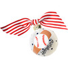 Baseball And Bat Glass Ornament - Ornaments - 2