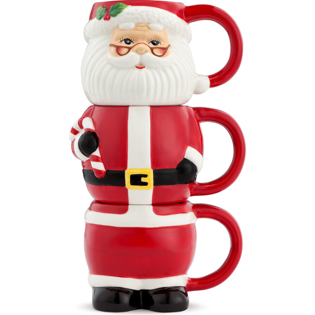 Stacking Mugs, Santa - Accents - 1