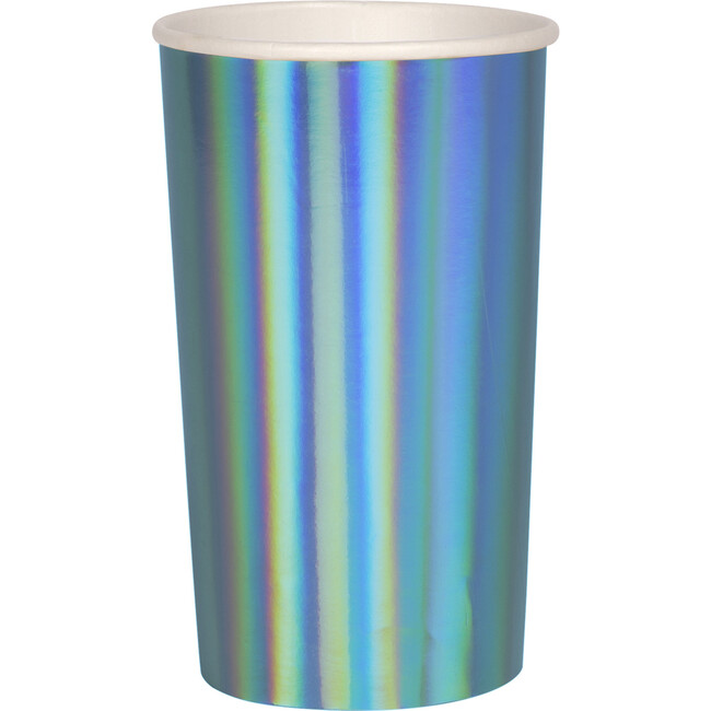Holographic Blue Highball Cups - Drinkware - 1