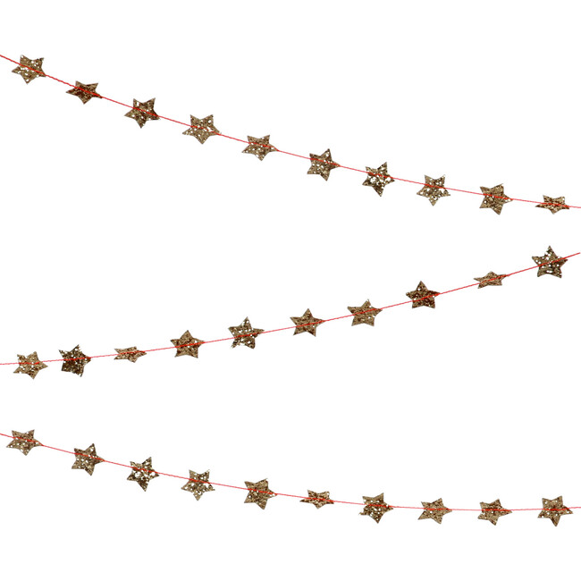 Mini Gold Star Garland - Meri Meri Thanksgiving | Maisonette