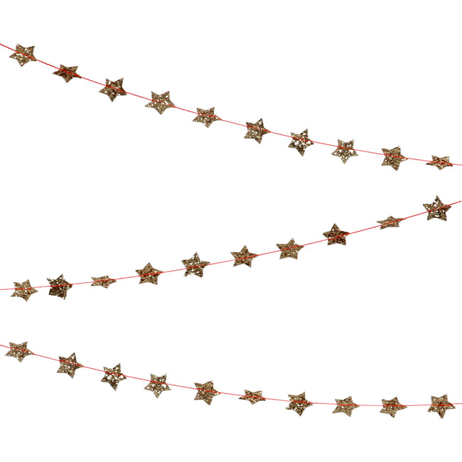 Mini Gold Star Garland - Decorations - 1