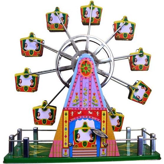 Musical Ferris Wheel Tin Toy, Multi