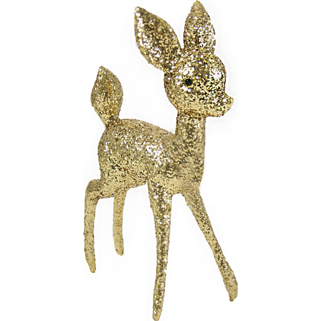 Extra Large Glitter Deer, Gold