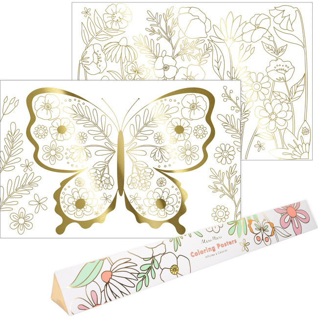 Butterfly Coloring Posters - Arts & Crafts - 1