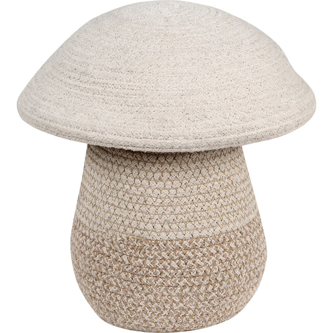 Mini Mushroom Basket, Natural/Ivory