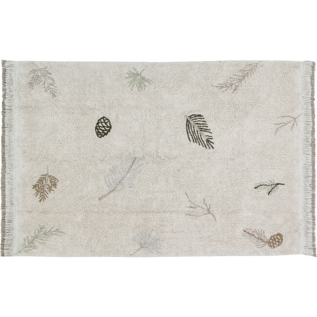 Pine Forest Washable Rug, Multi