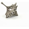 3D-Printed Twisted Caged Dreidel, Nickel - Accents - 1 - thumbnail