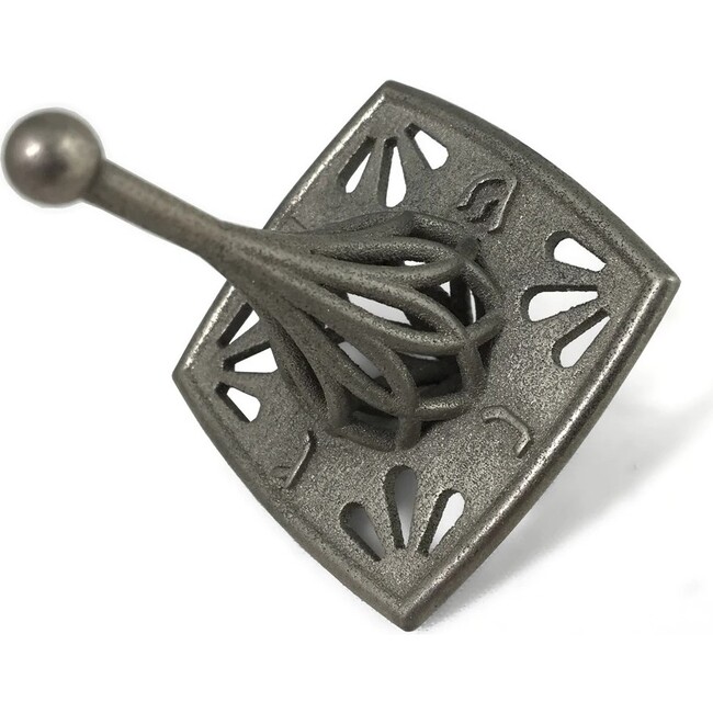 3D-Printed Steel Dreidel, Nickel