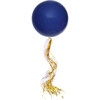 Solid Jumbo Balloon with Gold Streamer Tassel Kit, Navy Blue - Party - 1 - thumbnail