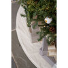 Velvet Tree Skirt, Ivory - Tree Skirts - 2