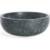 Simple Large Marble Bowl, Green - Tableware - 1 - thumbnail