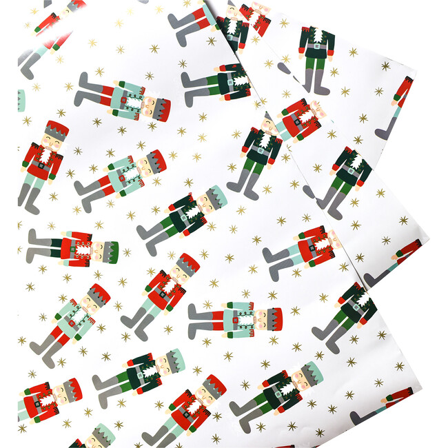 Nutcracker Gift Wrapping Paper, 3 Sheets