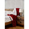 Flannel Weighted Sherpa Throw - Blankets - 2