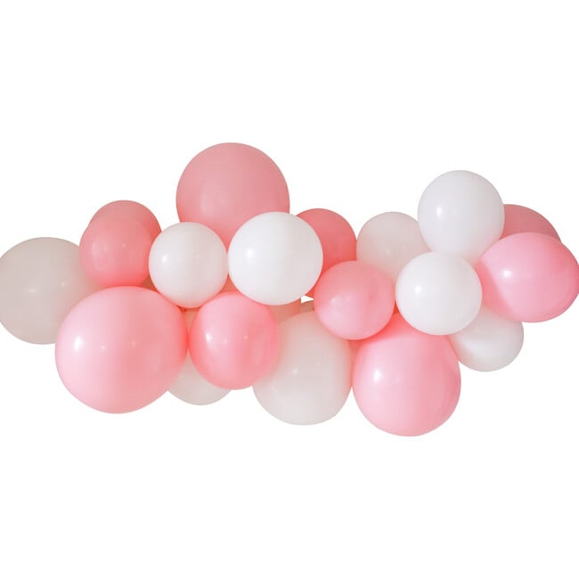 Balloon Garland Kit, Classic Pink and White - Decorations - 1