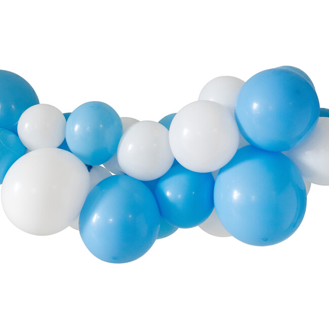 Balloon Garland Kit, Classic Blue and White - Decorations - 1