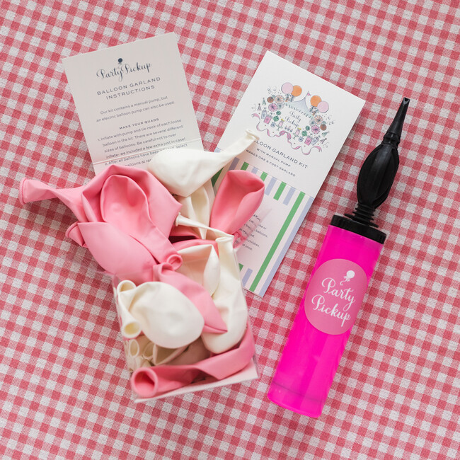 Balloon Garland Kit, Classic Pink and White - Decorations - 2