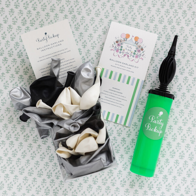Balloon Garland Kit, Black and Silver - Party - 2