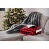 Flannel Weighted Sherpa Throw - Blankets - 5