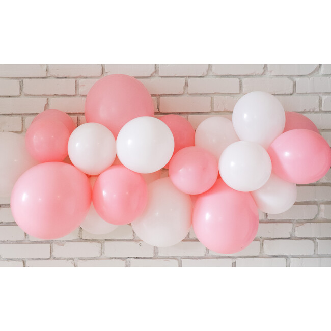 Balloon Garland Kit, Classic Pink and White - Decorations - 3