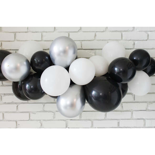 Balloon Garland Kit, Black and Silver - Party - 3