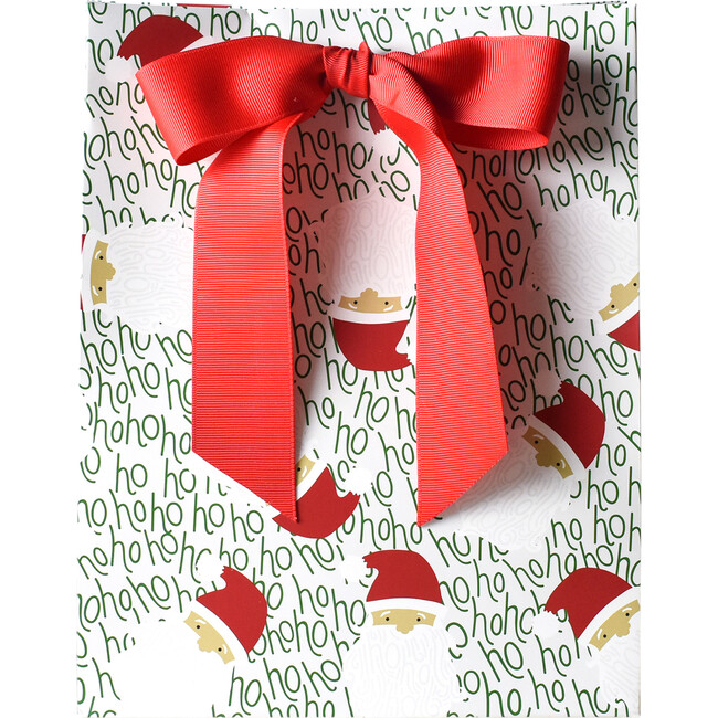 Medium Gift Bag, Ho Ho Santa - Paper Goods - 1