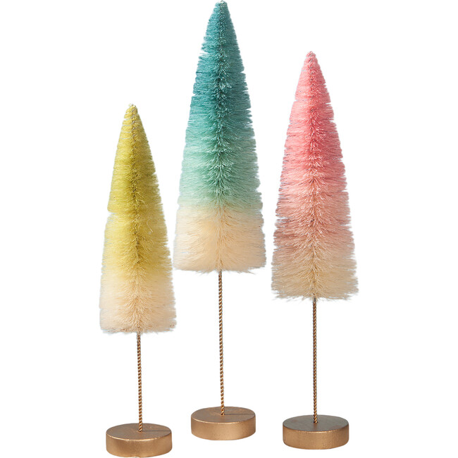 Spring Ombre Trees, Set of 3