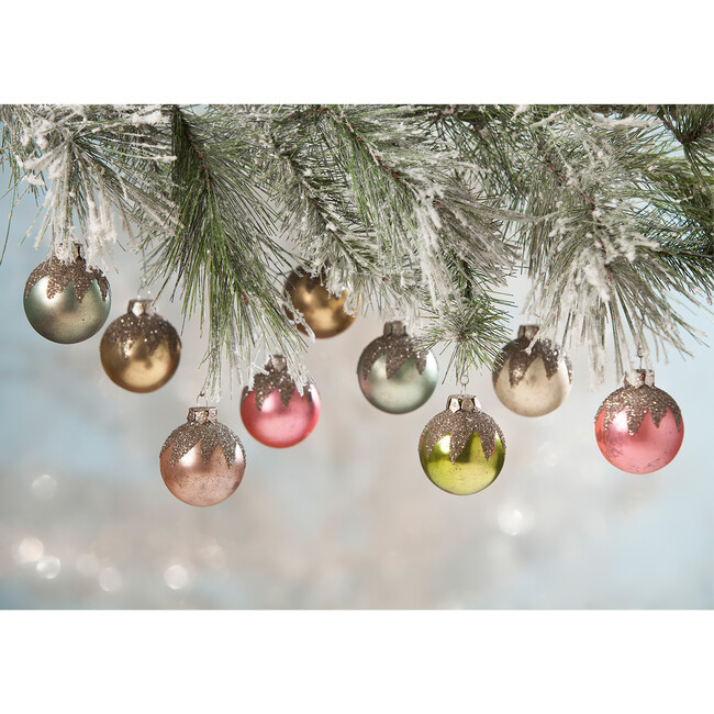 Flea Market Ball Ornament, Set of 9