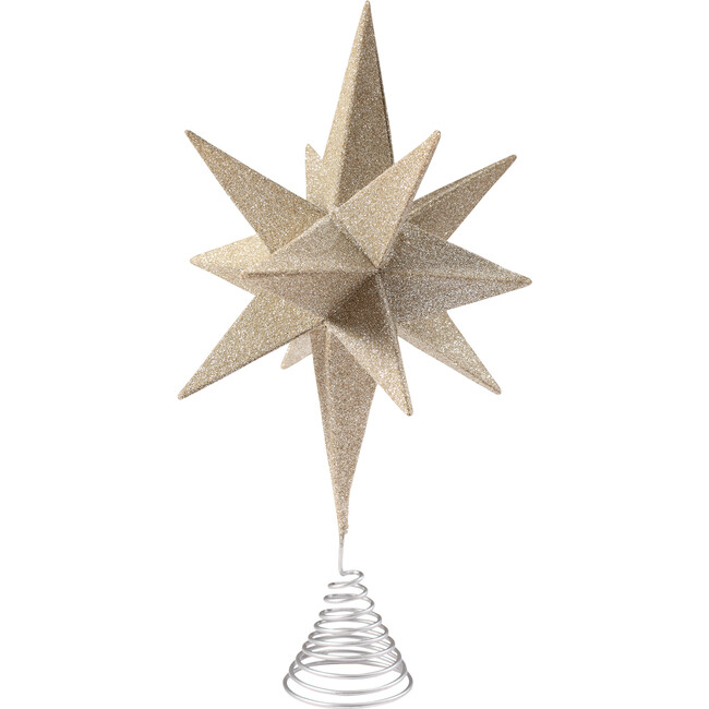 Moravian Star Tree Topper, Silver - Bethany Lowe Designs Ornaments ...