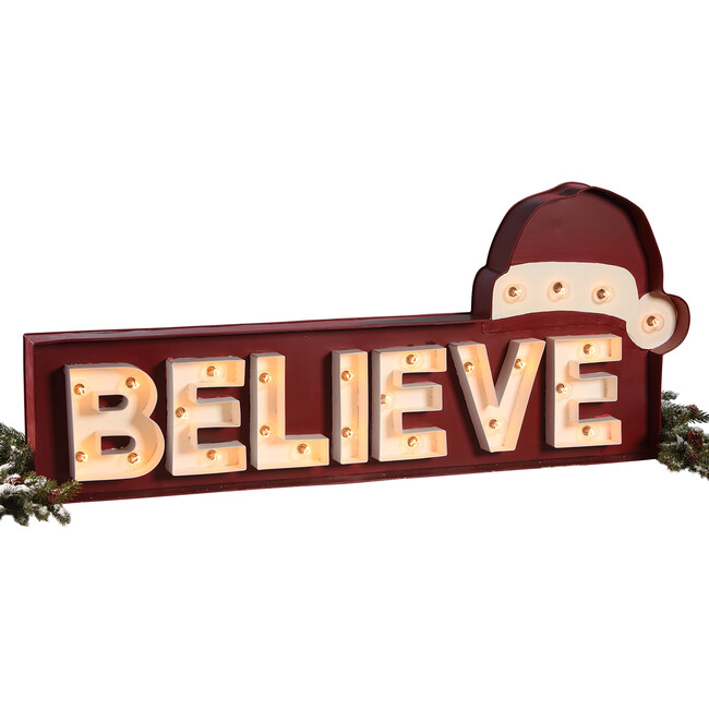 Believe Marquee Sign - Accents - 1