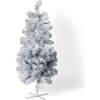 Silver Tinsel Tree - Accents - 2