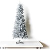 Silver Tinsel Tree - Accents - 3