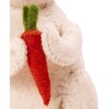Easter Bunny in Hand Felted Wool - Accents - 3