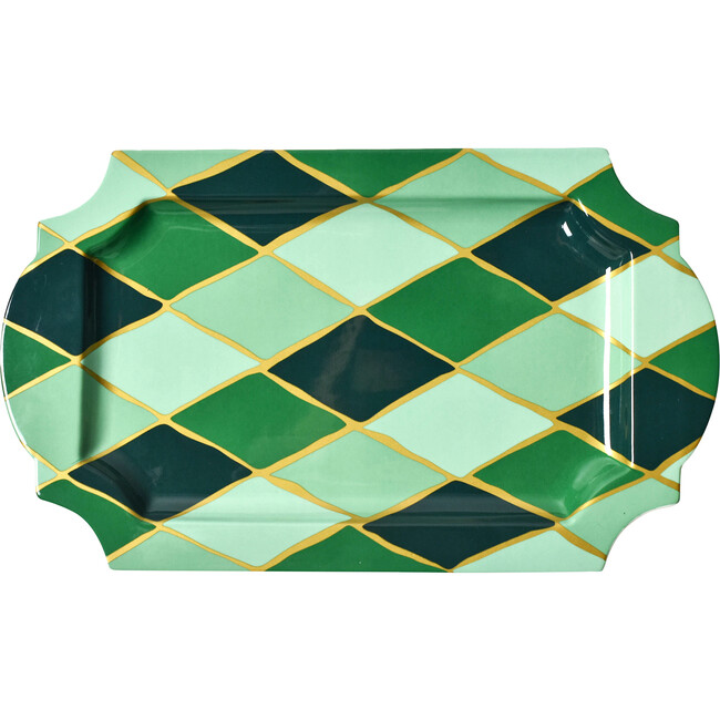 Diamond Tray, Emerald - Tableware - 1 - zoom