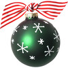 Jolly Jolly Snowman Glass Ornament - Ornaments - 3