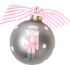 Nutcracker Ball Ornament, Pink - Ornaments - 1 - thumbnail