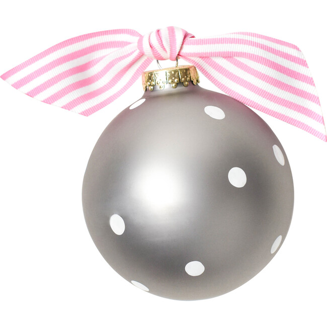 Nutcracker Ball Ornament, Pink - Ornaments - 2