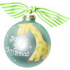 Baby's First Christmas Glass Ornament, Giraffe - Ornaments - 2
