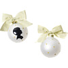 Silhouette Ball Ornament, Boy - Ornaments - 3