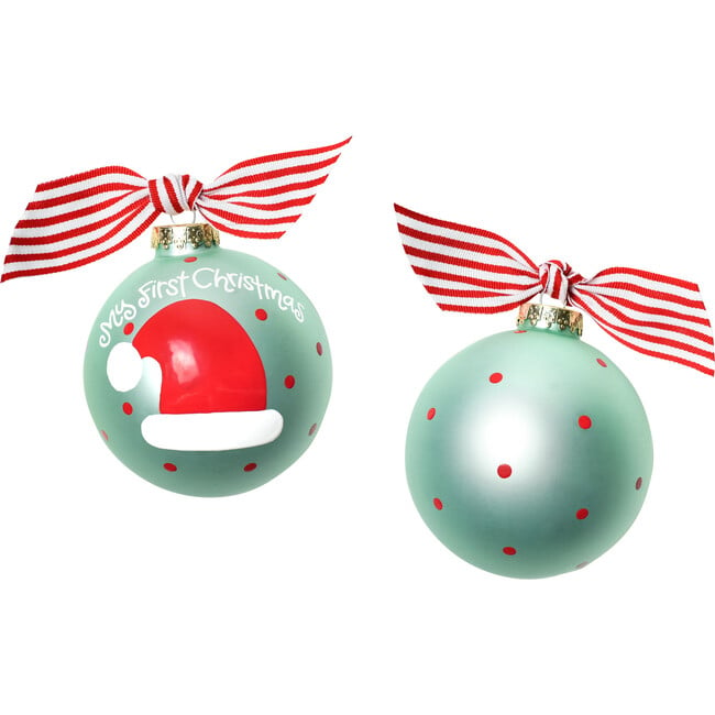 My First Christmas Ornament, Blue - Ornaments - 3