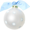 My First Christmas Glass Ornament, Blue Snowman - Ornaments - 3