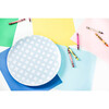 Gingham Melamine Dinner Plate, Blue - Tableware - 2