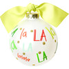 Fa La La Ball Ornament, Multi - Ornaments - 2