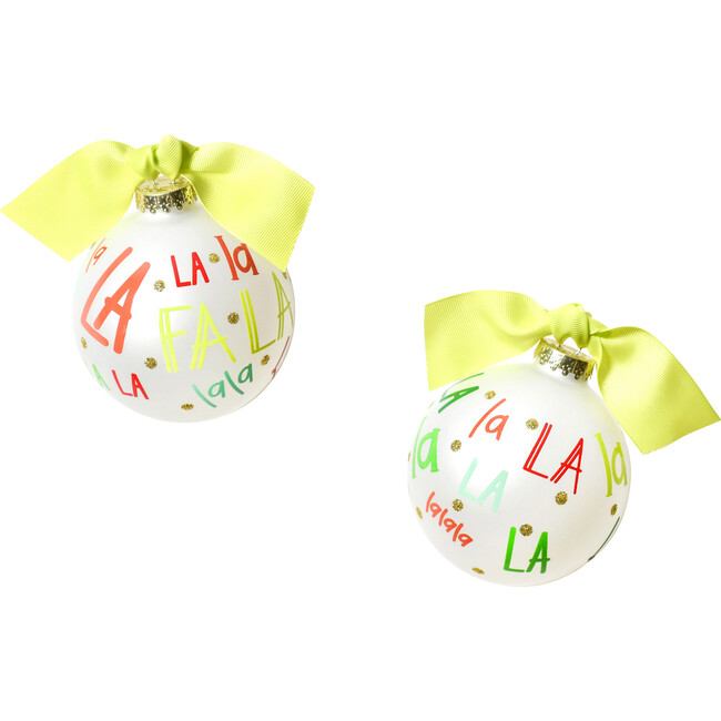 Fa La La Ball Ornament, Multi - Ornaments - 3