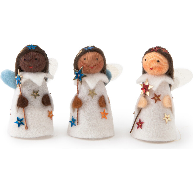 Winter Wish Fairy Ornament Set - Ornaments - 1
