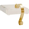 Acrylic Stocking Holder, Brass - Stockings - 1 - thumbnail