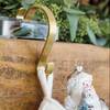 Acrylic Stocking Holder, Brass - Stockings - 2