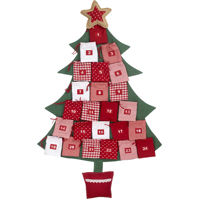 Tree Advent Calendar, Jute - Advent Calendars - 1
